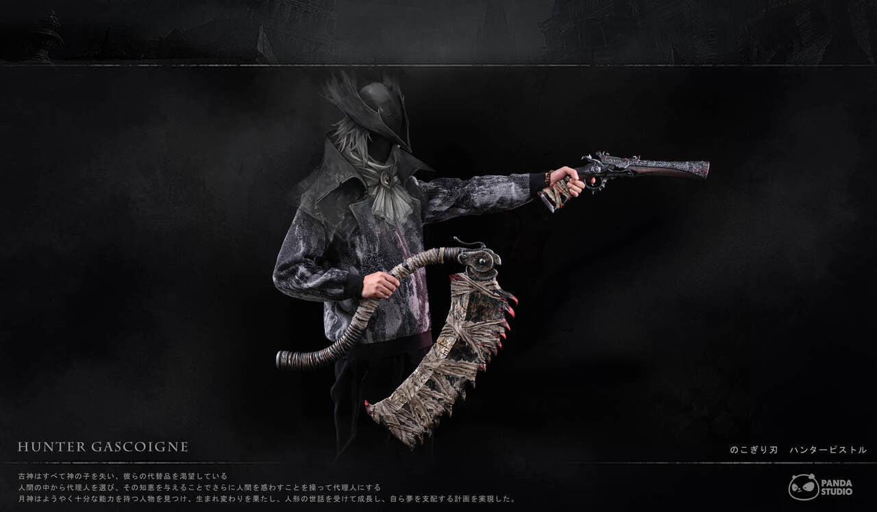 Bloodborne - Hunter Gascoigne | 1:1 Bust/Weapons | by Panda Studio