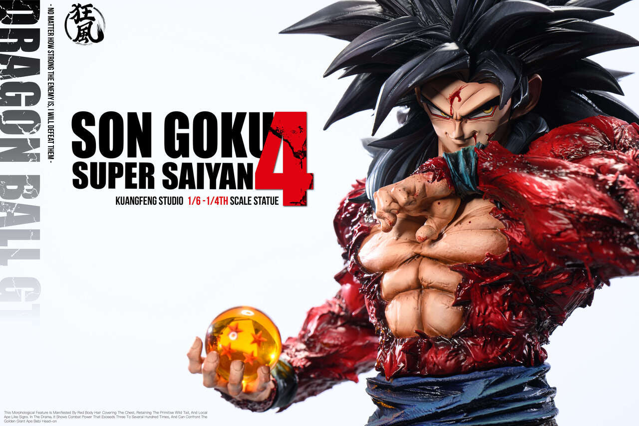 Dragon Ball - SS4 & SS5 Goku | 1:6/1:4 Resin Statue | by Kuang Feng Studio