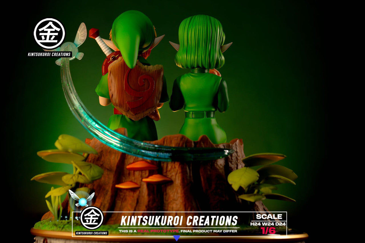 Legend of Zelda - Link & Saria diorama | 1:6 Resin Statue | by Kintsukuroi Creations