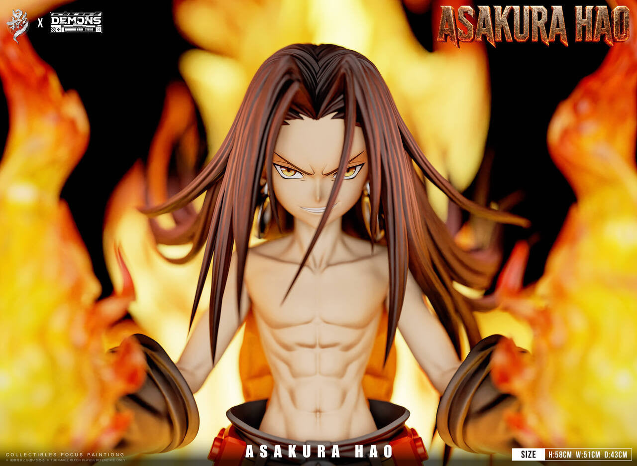 Shaman King - Asakura Hao | Resin Statue | by LueYing × Demons Studio