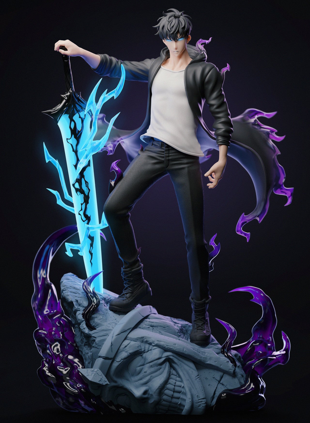 Solo Leveling - Sung Jinwoo | 1:4 Resin Statue | von Player 1 Studio