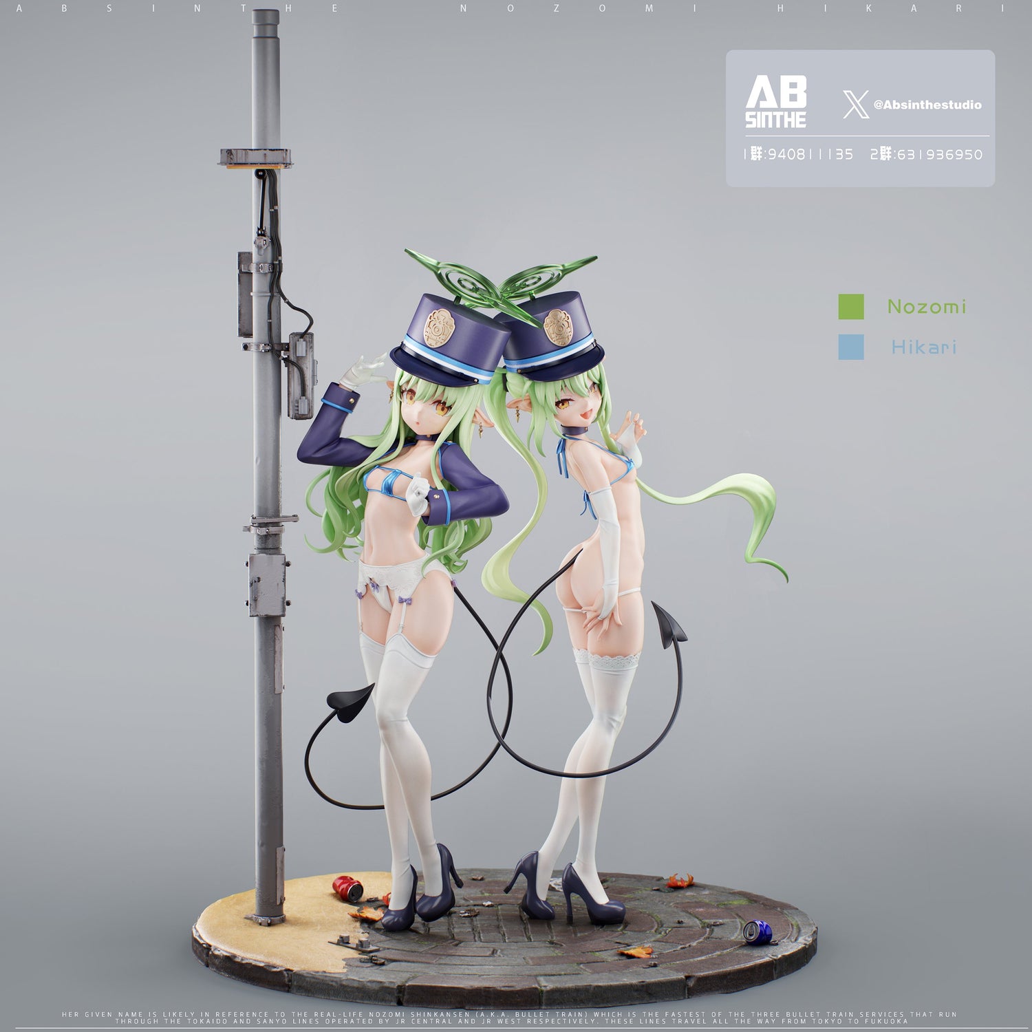 Blue Archive - Nozomi & Hikari Tachibana | 1:6 Resin Statue | von ABsinthe Studio