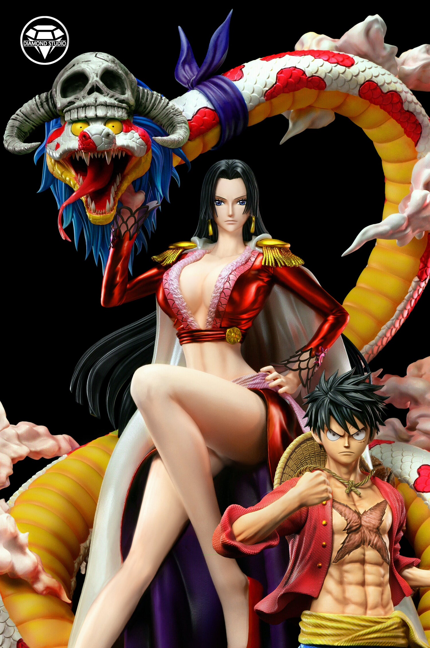 One Piece - Boa Hancock & Luffy | 1:6 Resin Statue | von Diamond Studio