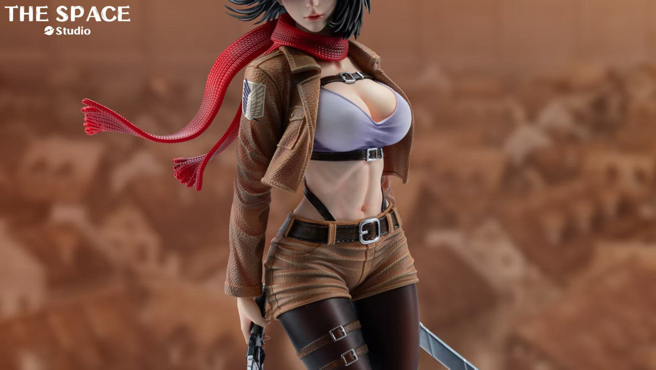Attack on Titan - Mikasa Ackerman | 1:6/1:4 Resin Statue | by The Space Studio