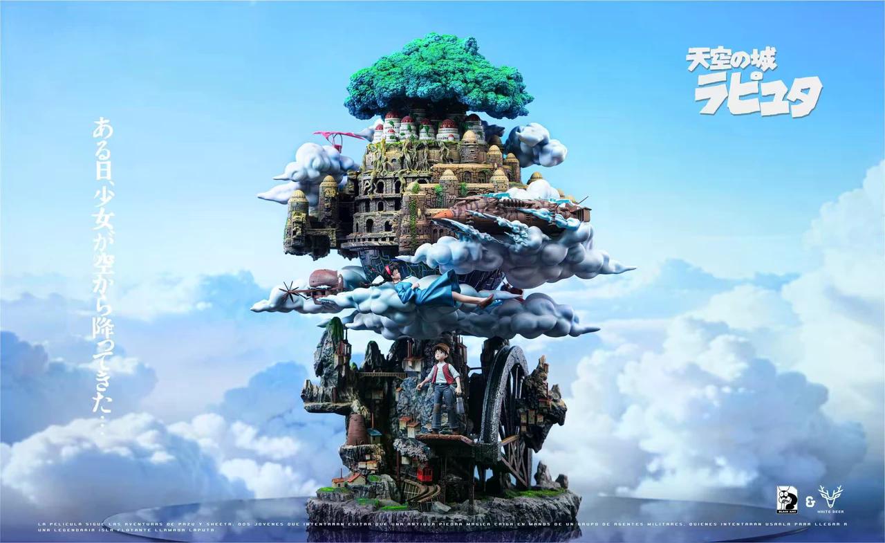 Castle in the Sky | Resin Statue | by Black Ant Studio & White Deer Studio