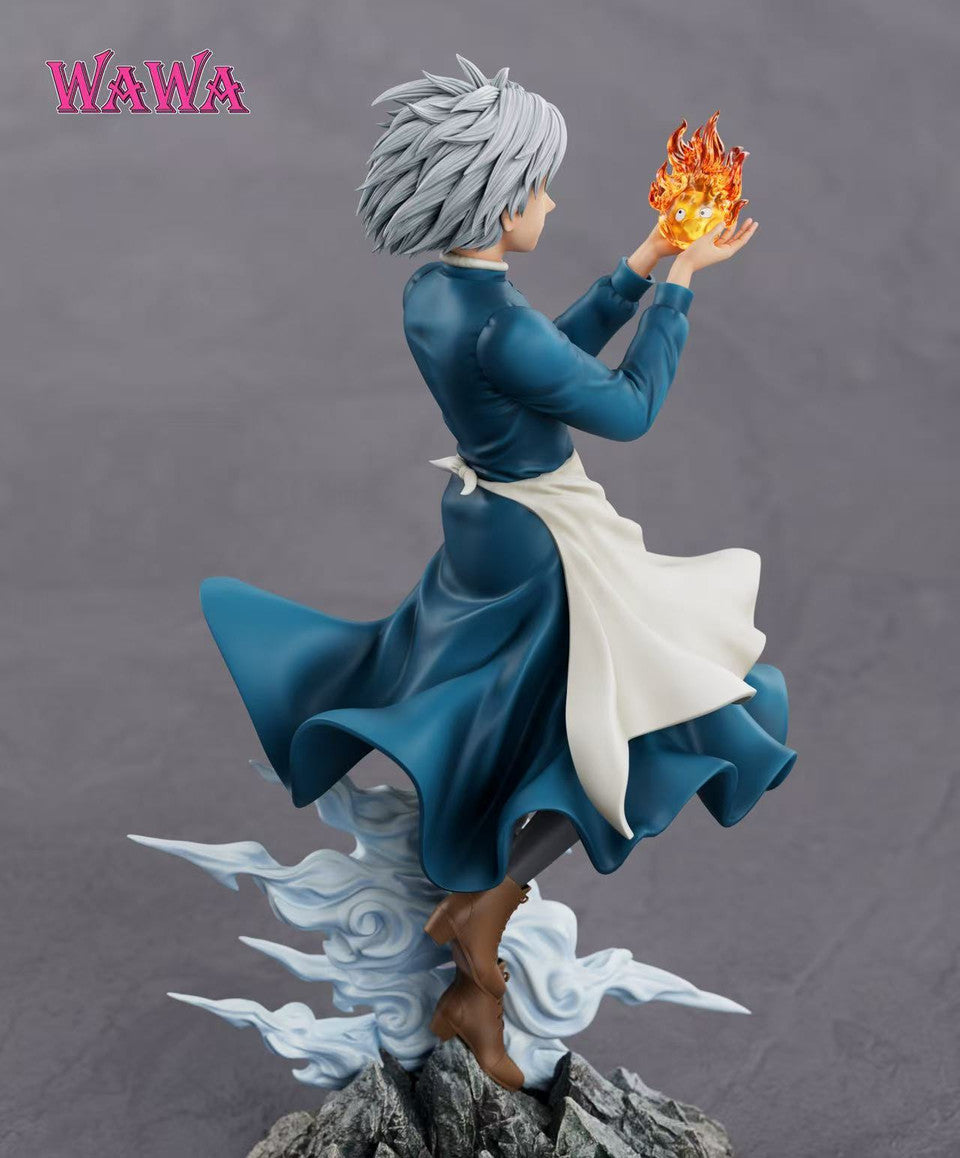 Howl’s Moving Castle - Sophie & Calcifer | Resin Statue | by WAWA Studio