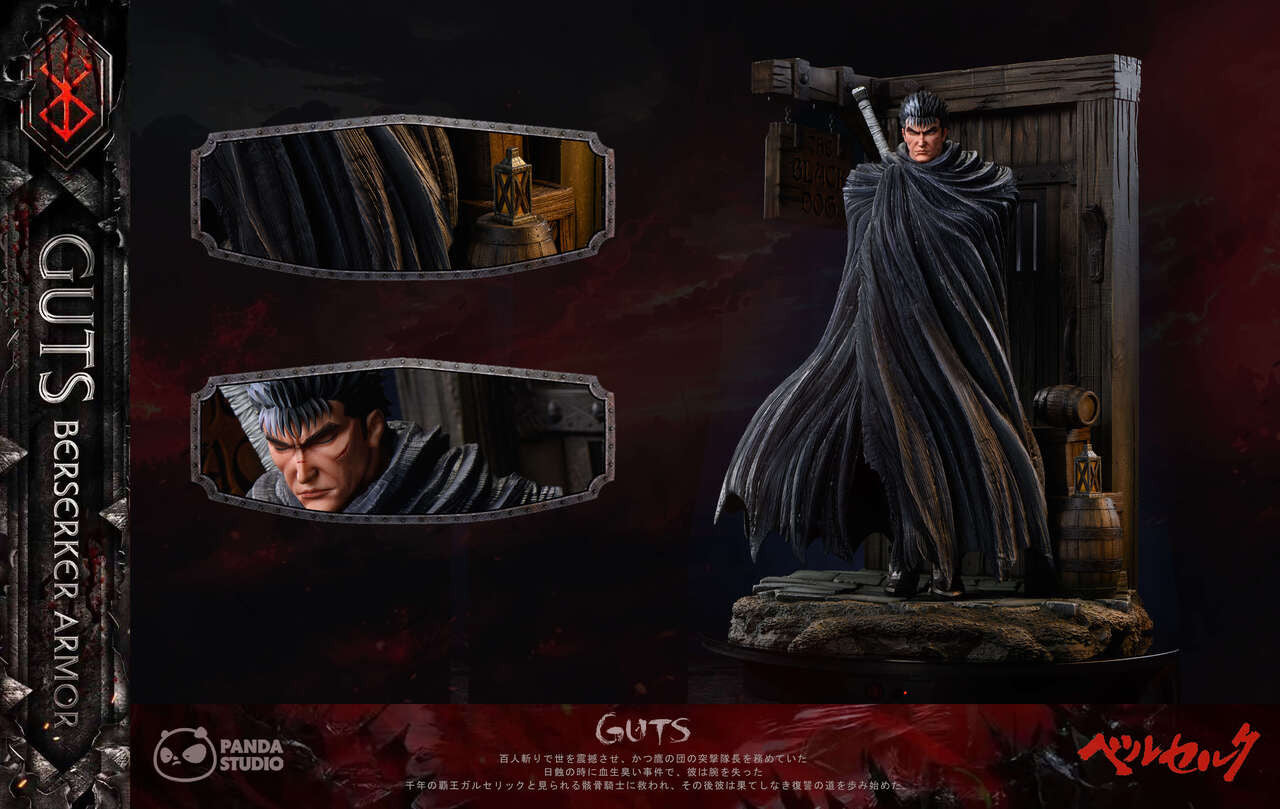 Berserk - Guts | 1:4 Resin Statue | by Panda Studio
