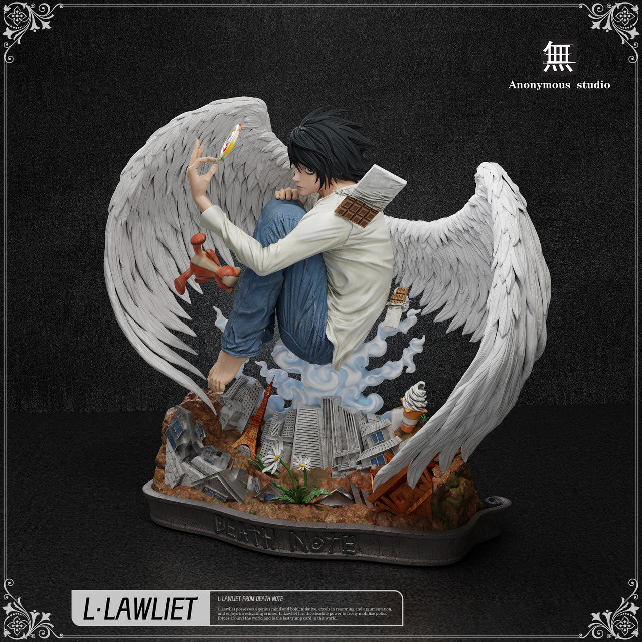 Deathnote - L Lawliet | 1:6 Resin Statue | by Anonymous Studio