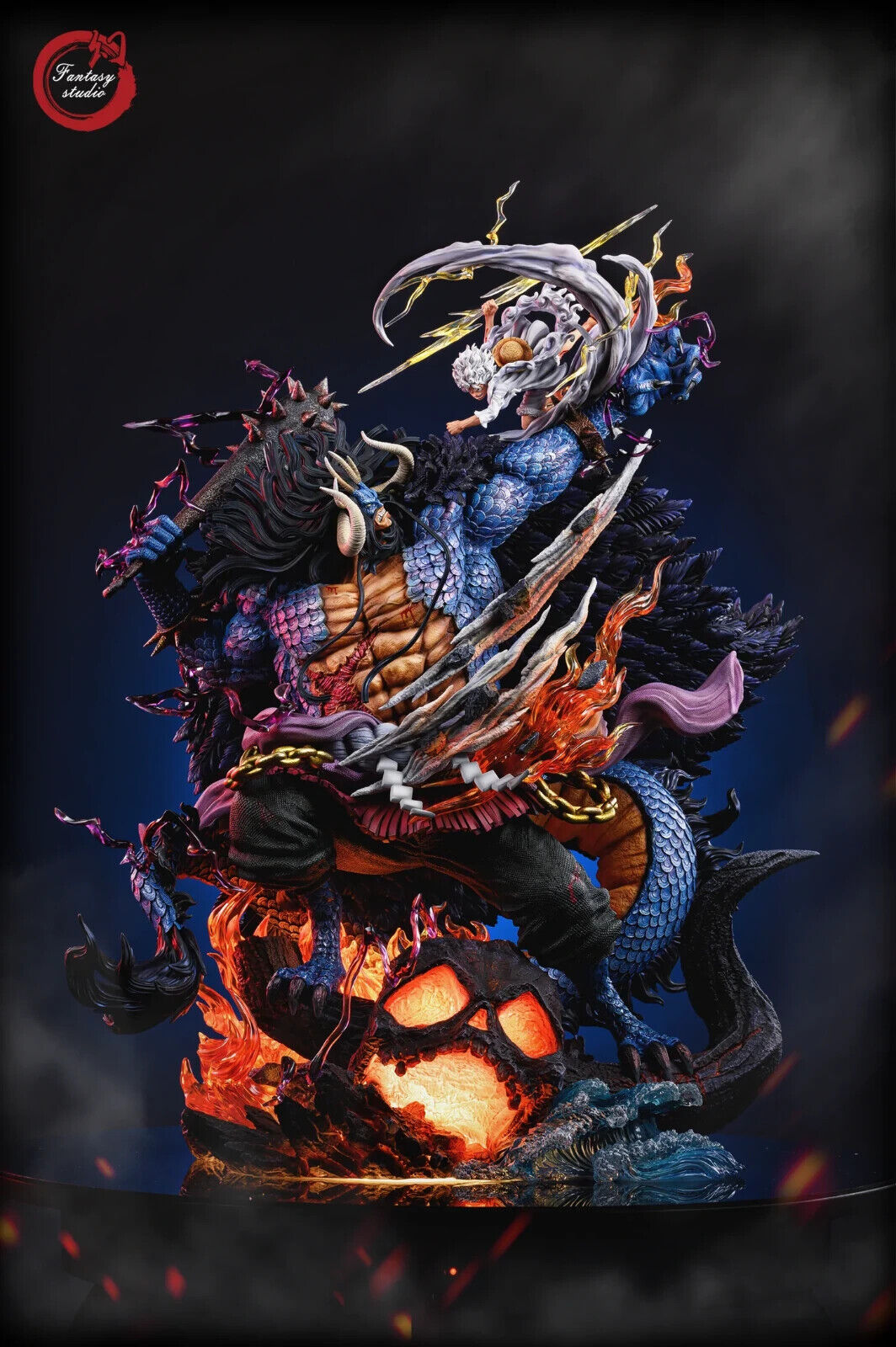 One Piece - Monkey D. Luffy vs. Kaido | 1:6 Resin Statue | von Fantasy Studio