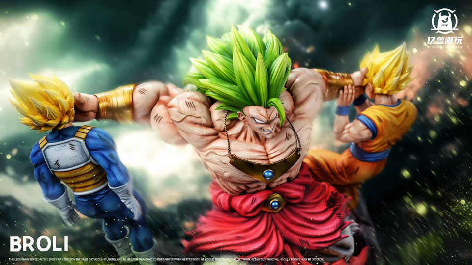 Dragon Ball - Broly VS Goku & Vegeta | Resin Statue | by Yishou Studio