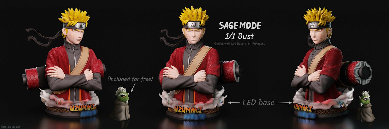 Naruto - Naruto Uzumaki | 1:1 Lifesize Bust | von Real Creation Studio