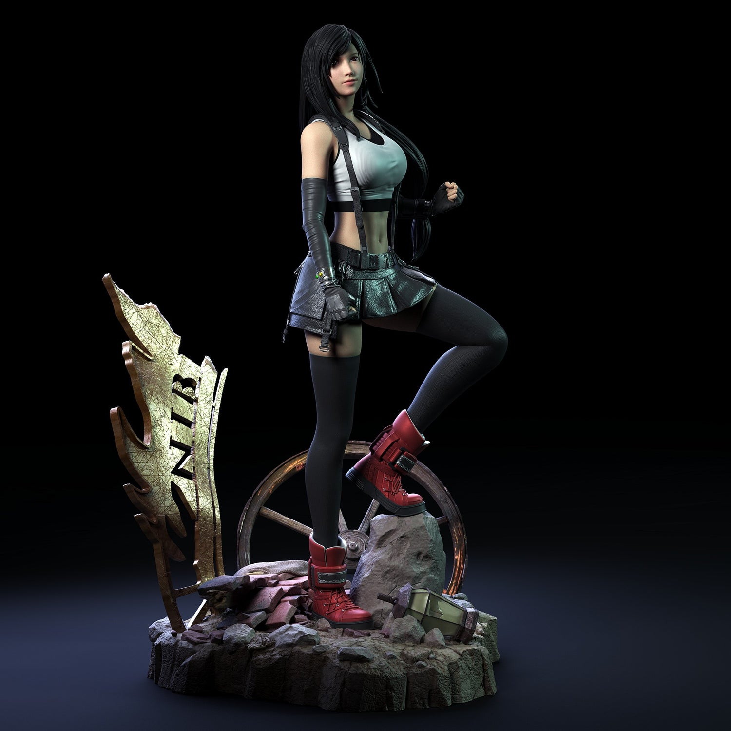 Final Fantasy - Tifa | 1:4 Resin Statue | by Solar Studio
