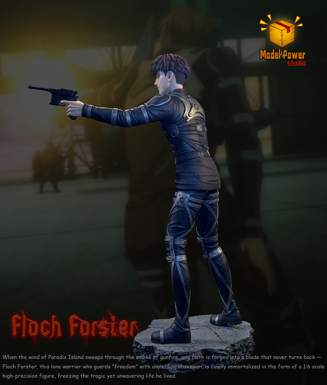Attack on Titan - Floch Forster | 1:6 Resin Statue | by Model Power Studio