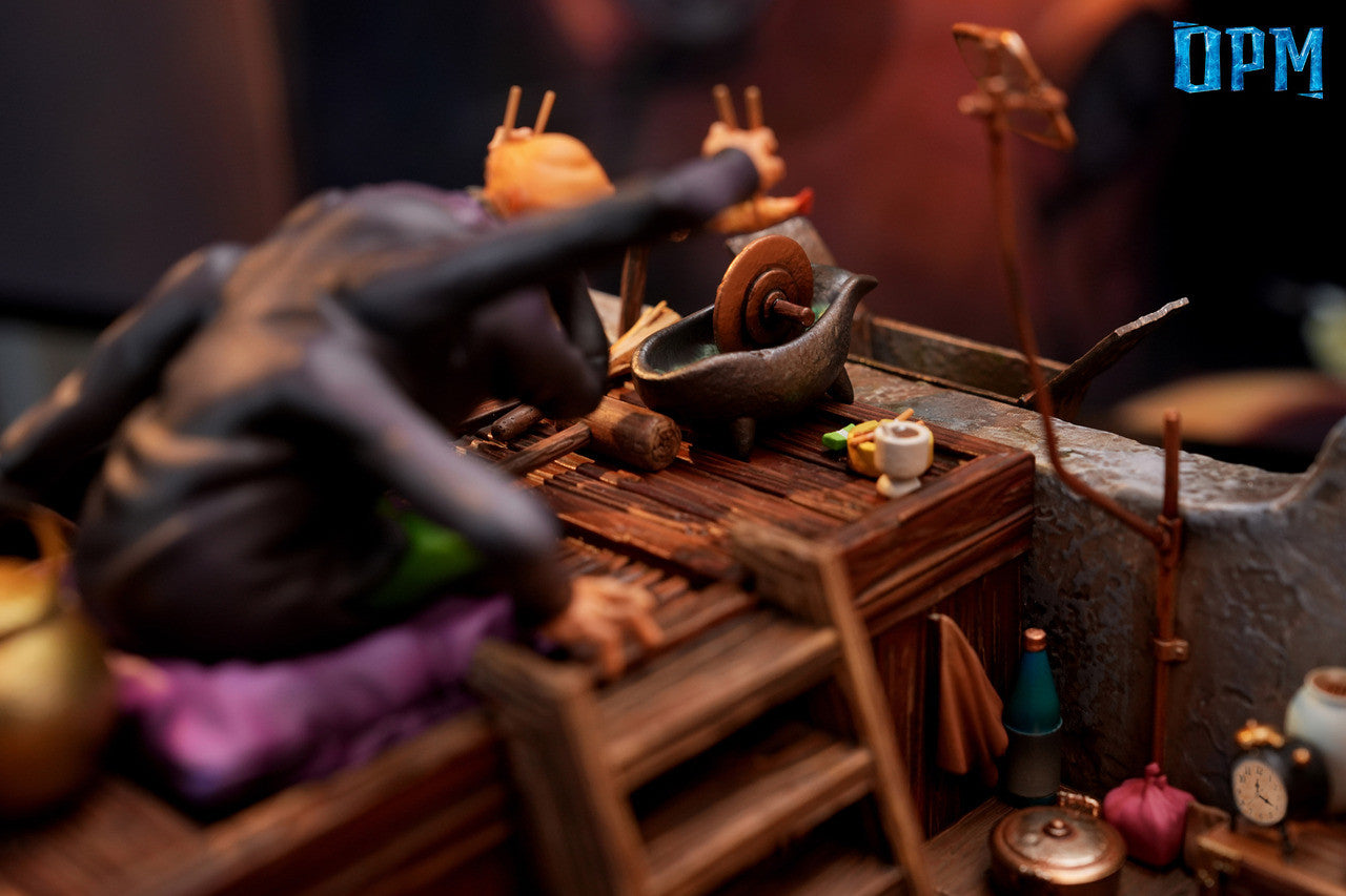 Spirited Away - Chihiro & Kamaji & Lin | Resin Statue | by OPM Studio