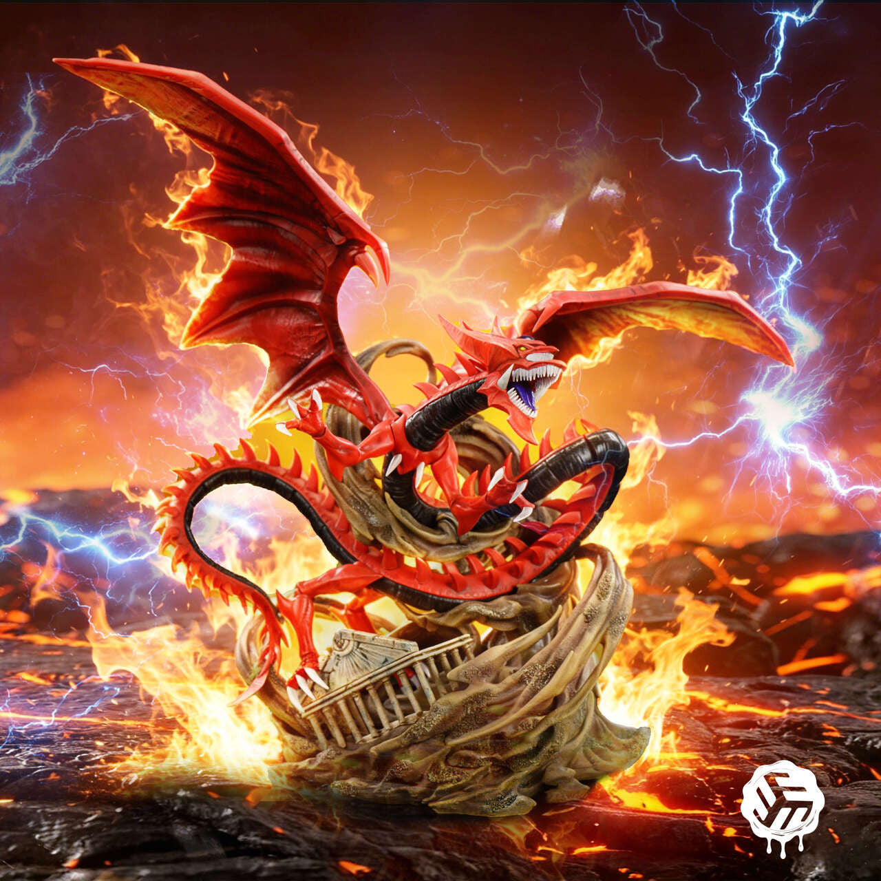 Yu-Gi-Oh! - Slifer the Sky Dragon | 1:6 Resin Statue | by Three Studio
