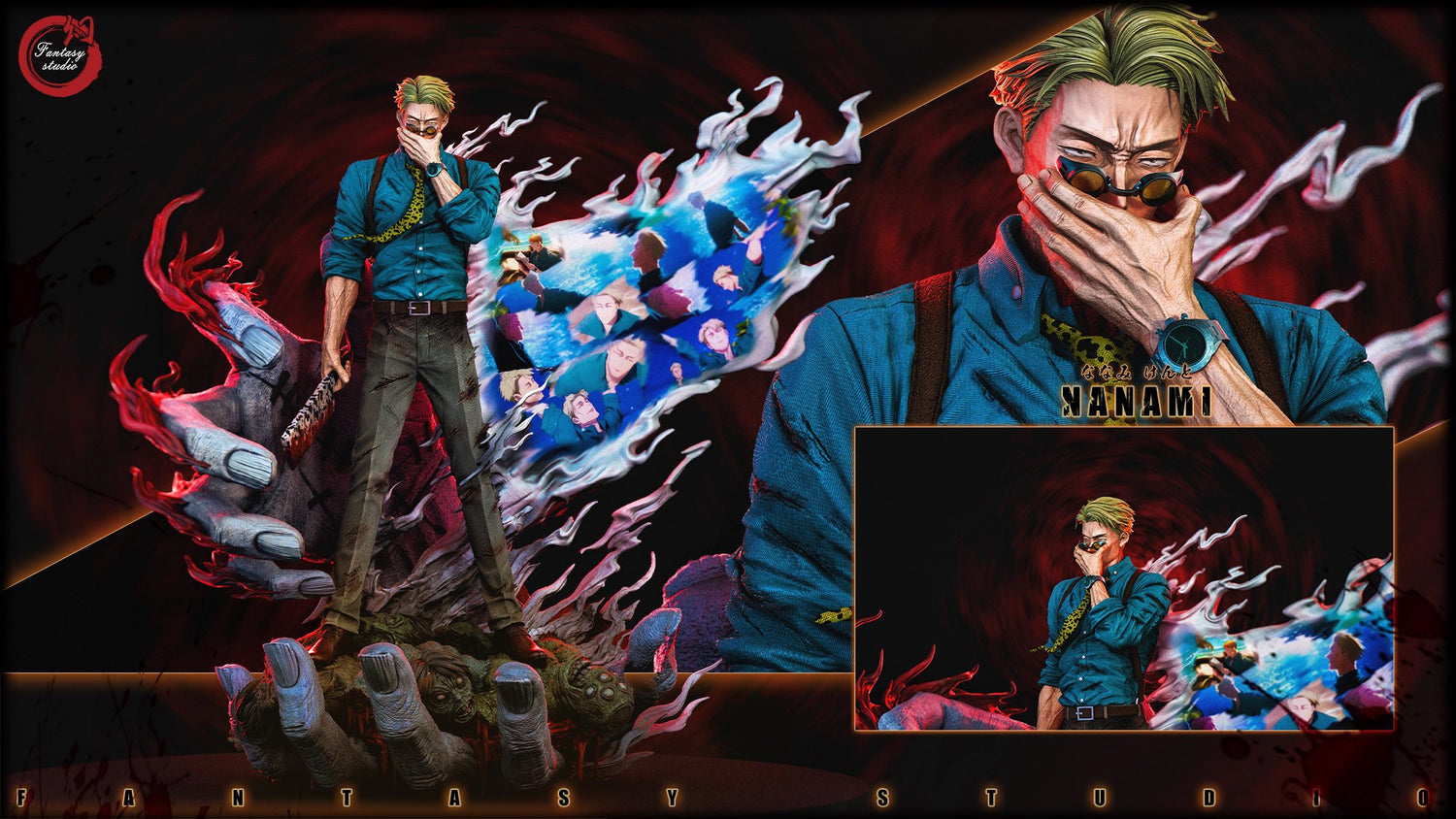 Jujutsu Kaisen - Nanami Kento | 1:6 Resin Statue | by Fantasy Studio