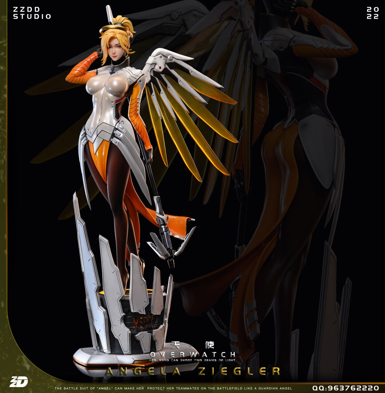 Overwatch - Mercy | 1:4 Resin Statue | von ZZDD Studio