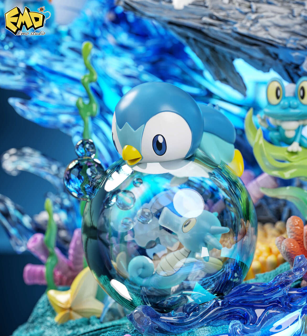 Pokémon - Water type Pokemon Group | Resin Statue | by EMO Studio