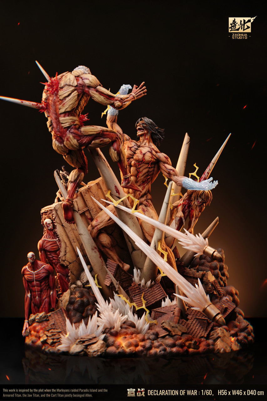 Attack on Titan - Declaration of War | Resin Statue | by ZaoHua Studio