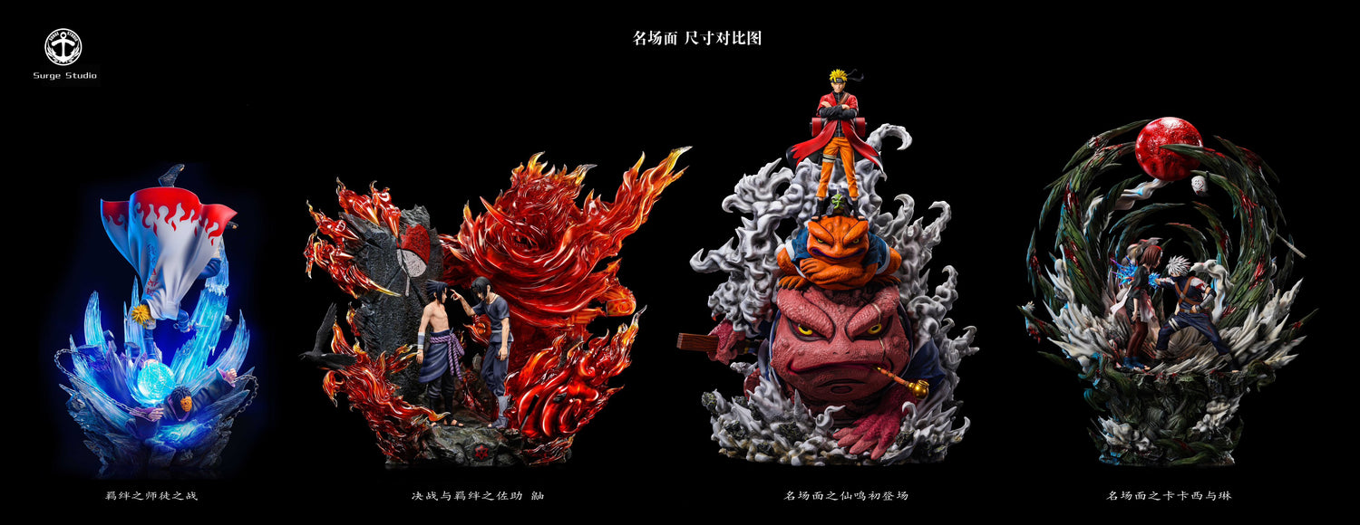 Naruto - Kakashi & Obito & Rin | 1:7 Resin Statue | von Surge Studio