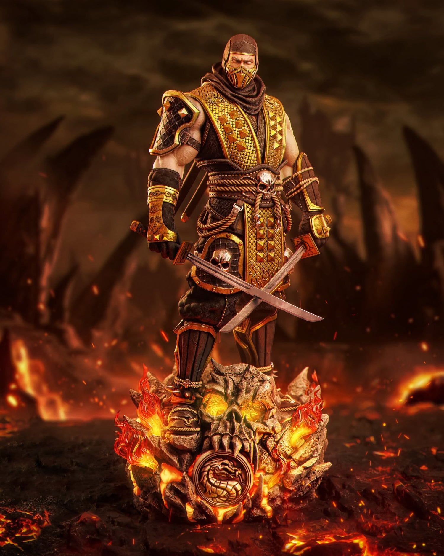 Mortal Kombat - Scorpion | Resin Statue | by Epic Creations