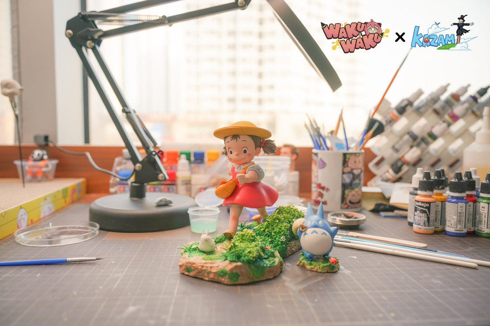My Neighbor Totoro - Mei & Totoro | Resin Statue | by Wakuwaku × Kazami Studio