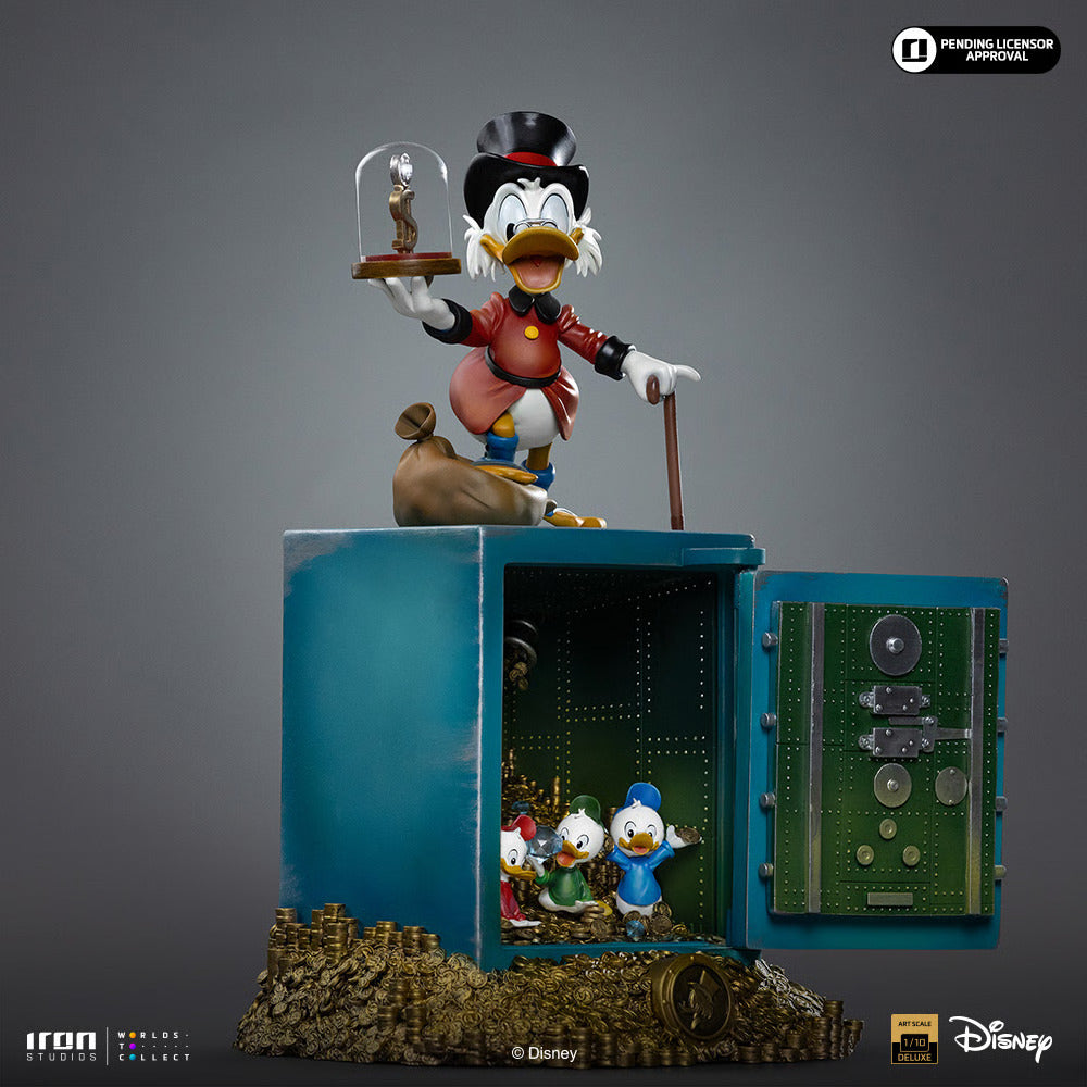 Disney Duck universe - Uncle Scrooge McDuck and Nephews | 1:10 Resin Statue | by Iron Studios