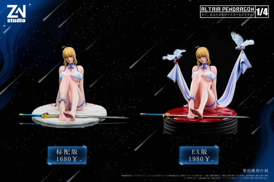 Fate Series - Altria Pendragon Saber | 1:4 Resin Statue | by ZH Studio