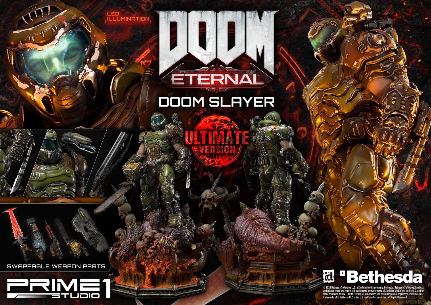 Doom - Doom Slayer | 1:3 Resin Statue | by Prime 1 Studio