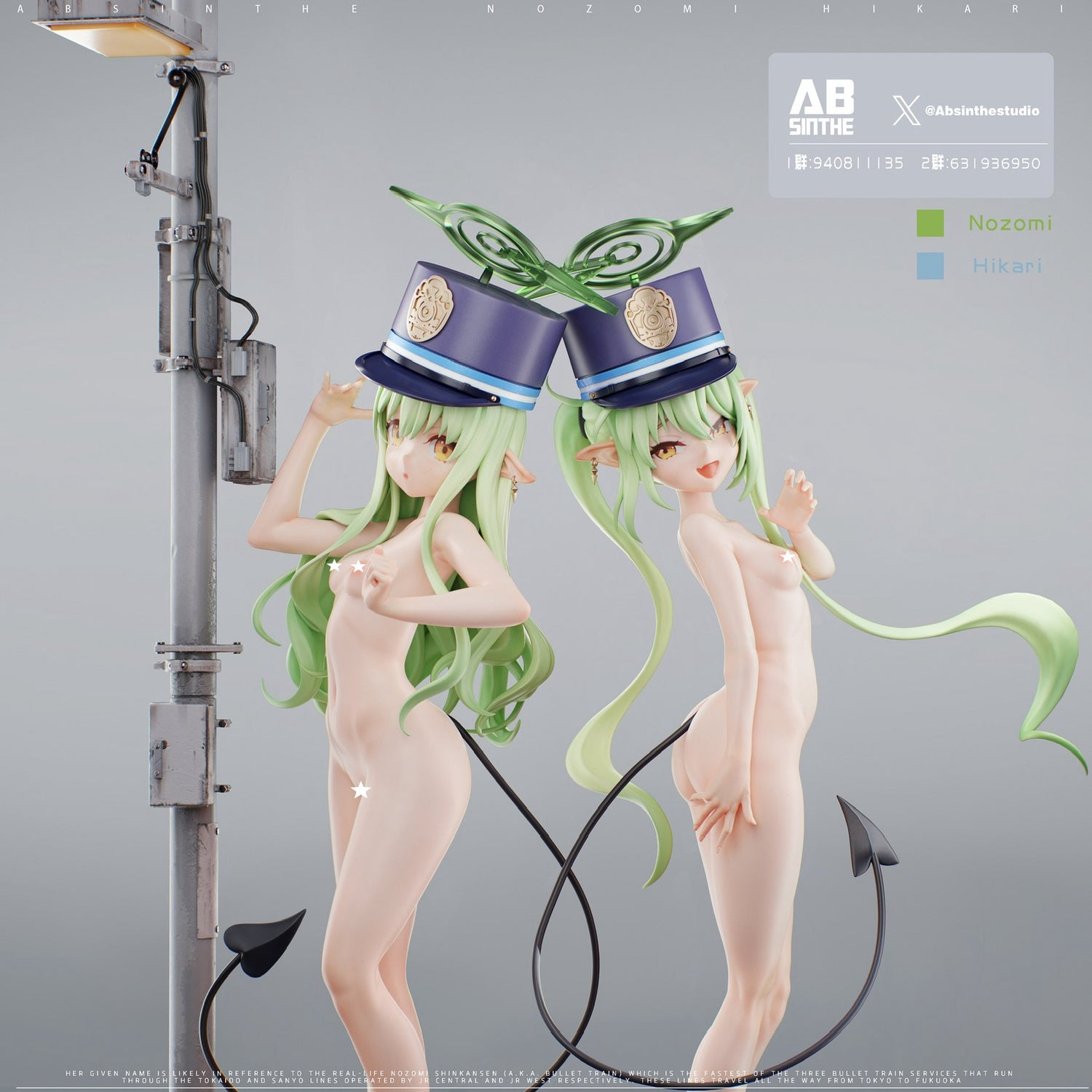 Blue Archive - Nozomi & Hikari Tachibana | 1:6 Resin Statue | von ABsinthe Studio