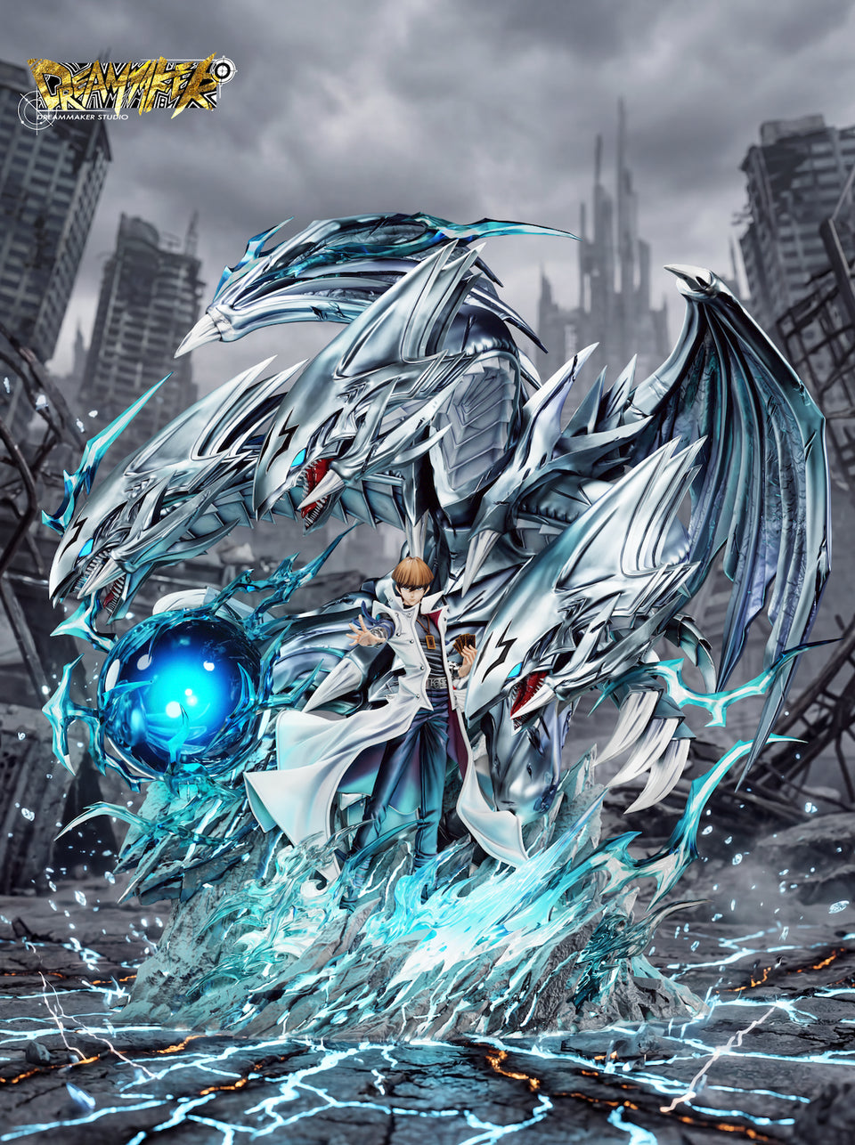 Yu-Gi-Oh! - Master Of Knight Dragon | 1:6 Resin Statue | by Dreammaker Studio