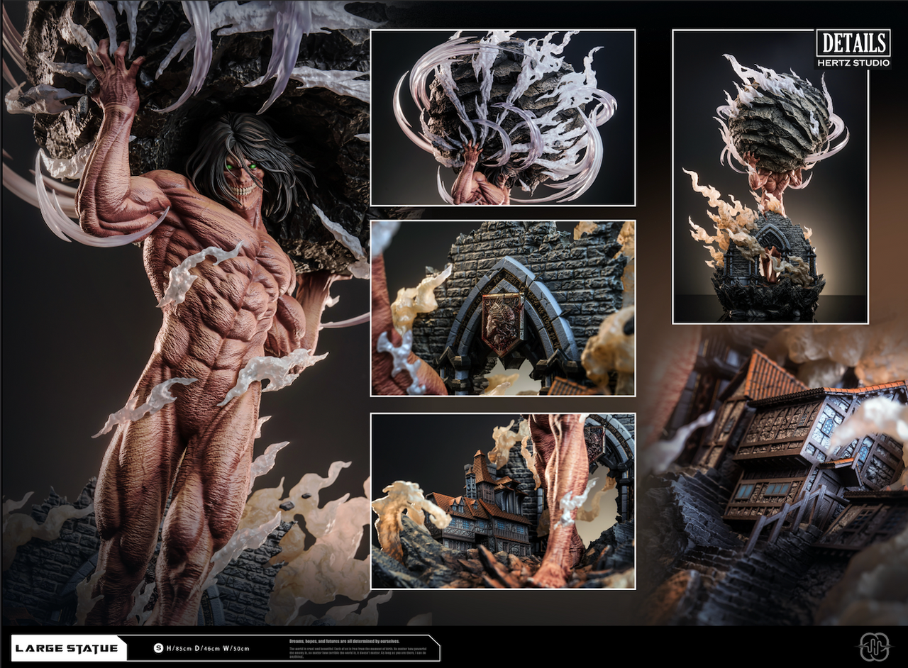 Attack on Titan - Eren Titan | Resin Statue | by Hertz Studio