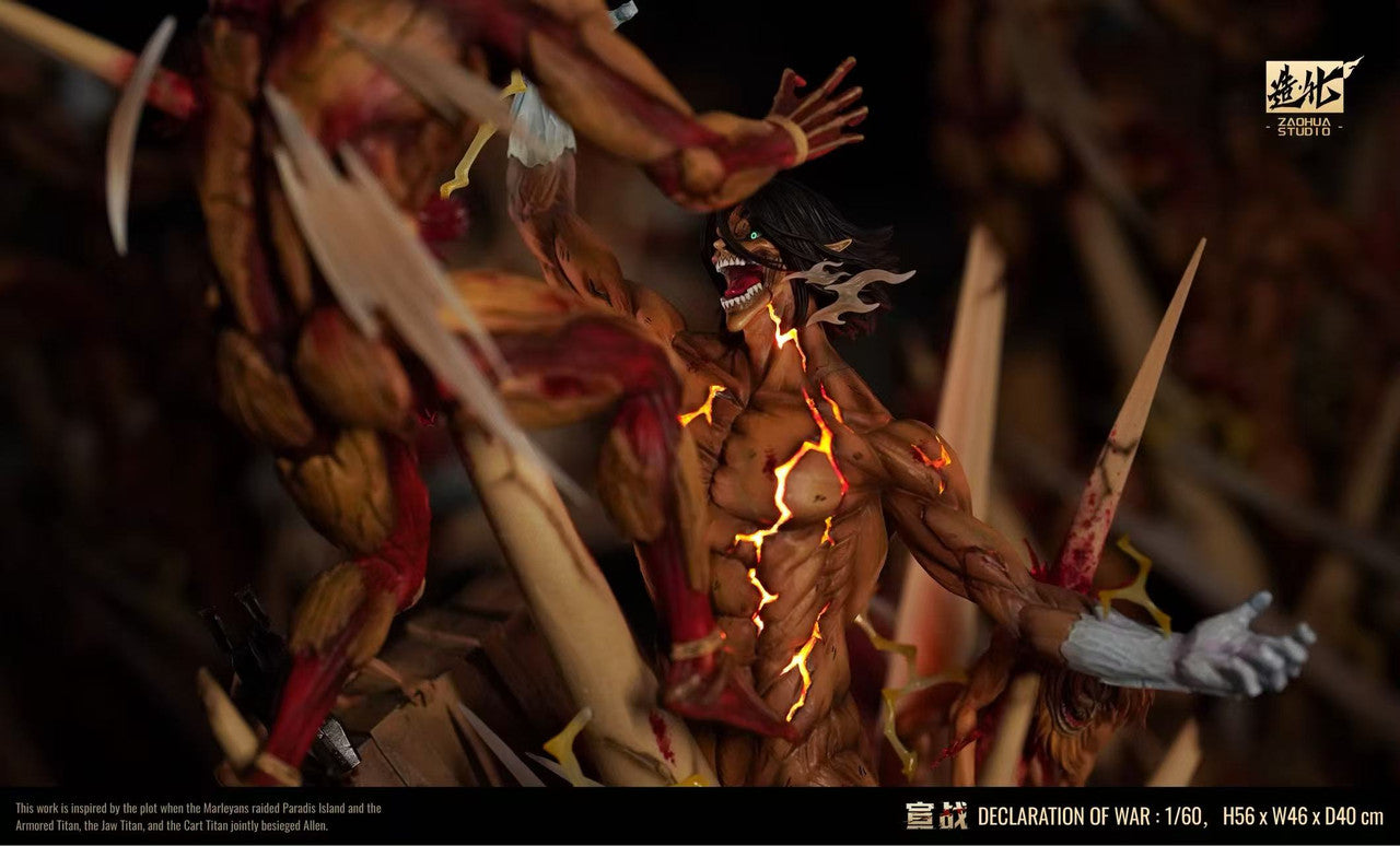 Attack on Titan - Declaration of War | Resin Statue | by ZaoHua Studio