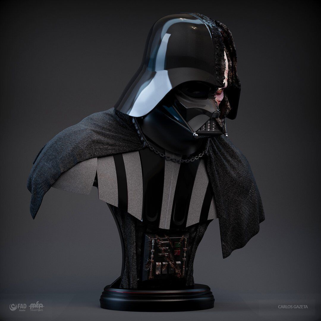 Star Wars - Battle Damaged Darth Vader | 1:1 Resin Bust | von MFA Collectibles