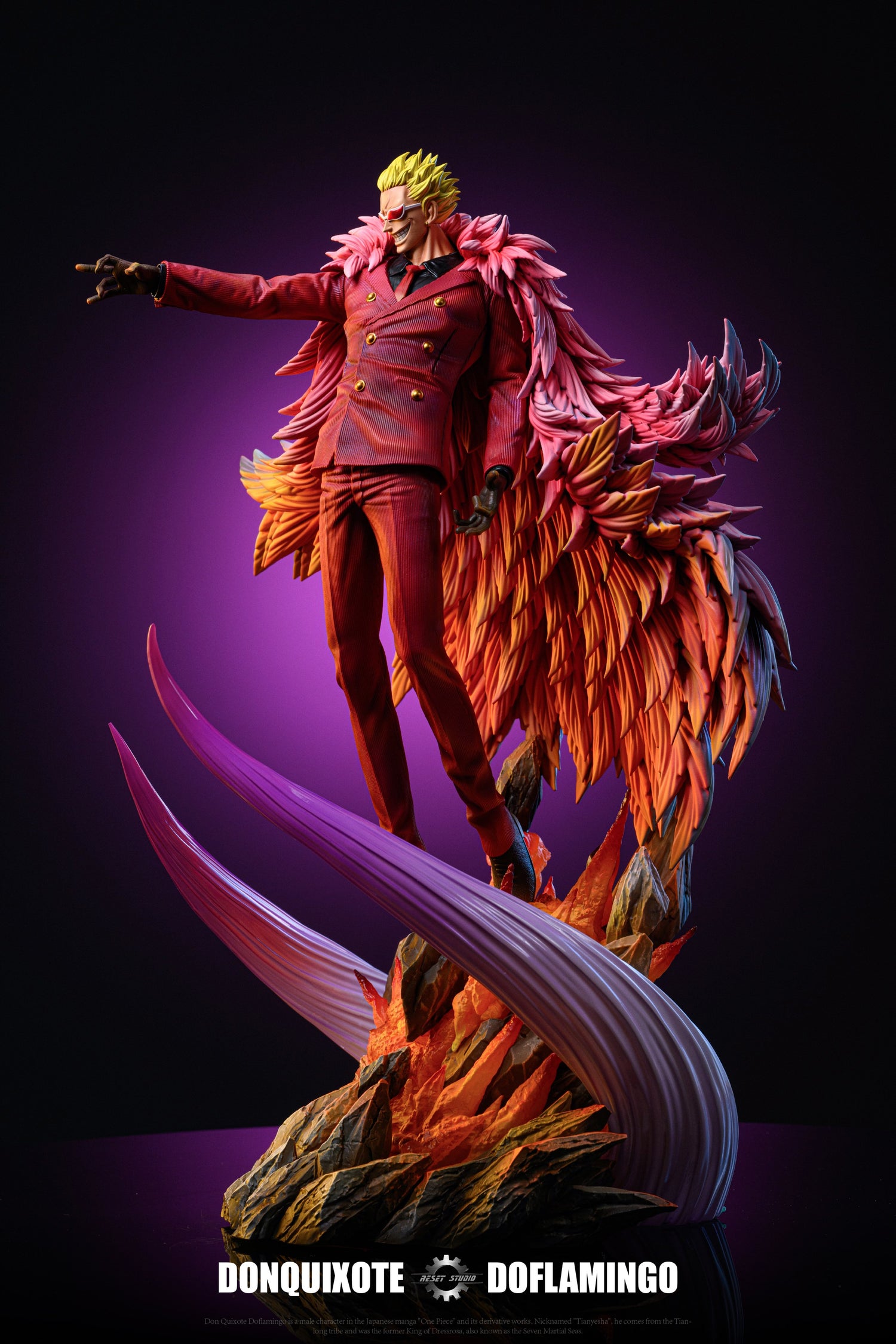 One Piece - Donquixote Doflamingo | 1:6 Resin Statue | von Reset Studio