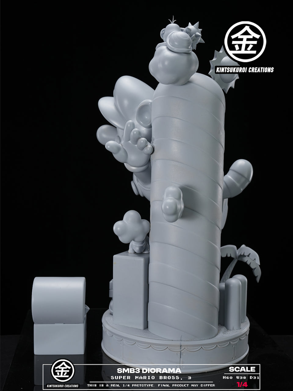 Super Mario - Super Mario | 1:4 Resin Statue | by KINTSUKUROI Studio