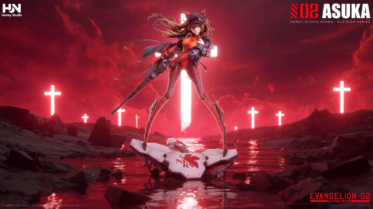 Neon Genesis Evangelion - Asuka combat uniform | 1:6/1:4 Resin Statue | by Honey Studio