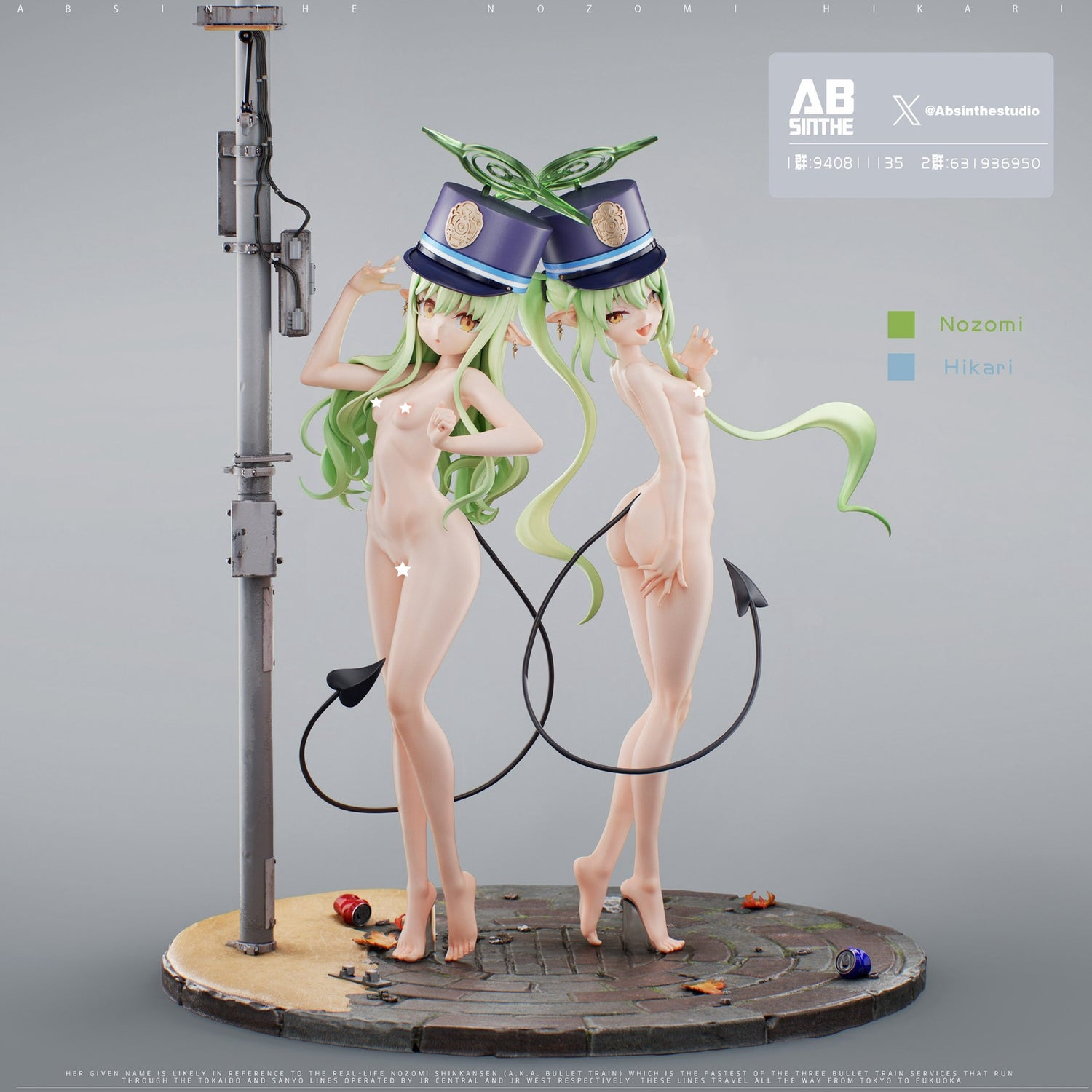 Blue Archive - Nozomi & Hikari Tachibana | 1:6 Resin Statue | von ABsinthe Studio