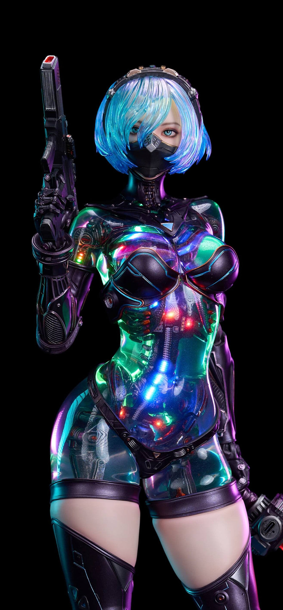 Mechanical Girl Ling | 1:4 Resin Statue | by Polaris Studio