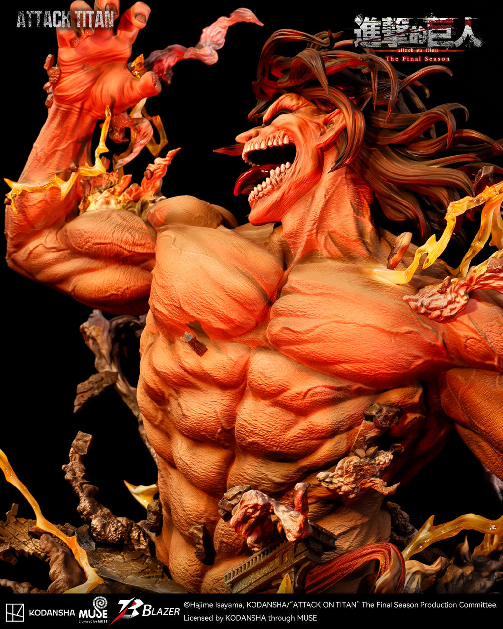 Attack on Titan - Attack on Titan Bust | Resin Statue | by Blazer Studio