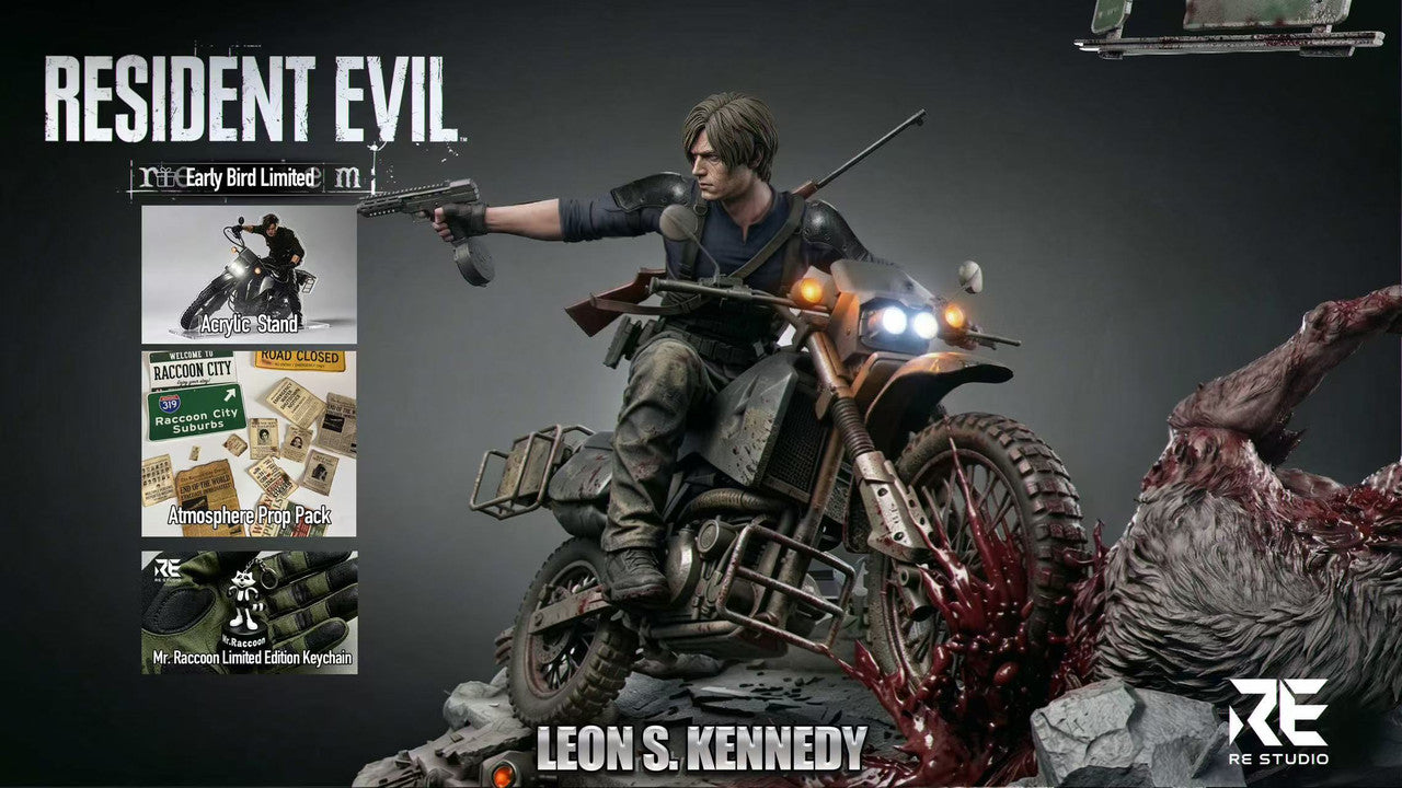 Resident Evil - Leon S. Kennedy | 1:4/1:6 Resin Statue | by RE Studio