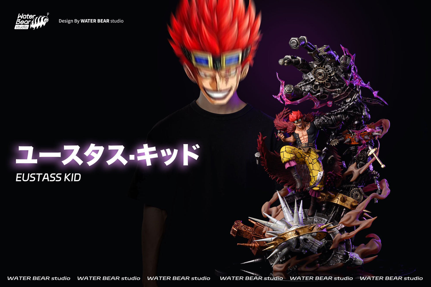 One Piece - Eustass Kid | 1:6 Resin Statue | von Water Bear Studio