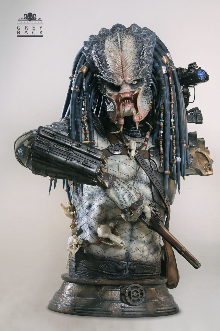 パリセイズ PREDATOR DEFEATED 胸像 Predator - Elder Greyback Bust | Resin Statue | by Deepmyth Studio