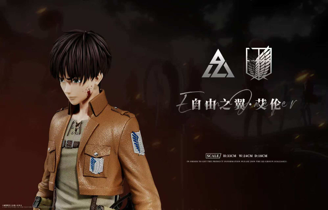Attack on Titan - Wings of Freedom Eren Jeager | 1:3 Resin Statue | by AZ Studio