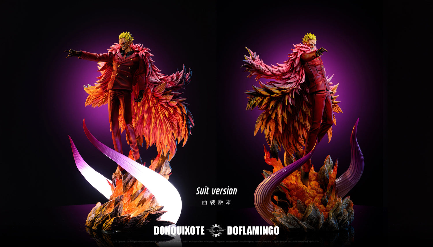 One Piece - Donquixote Doflamingo | 1:6 Resin Statue | von Reset Studio