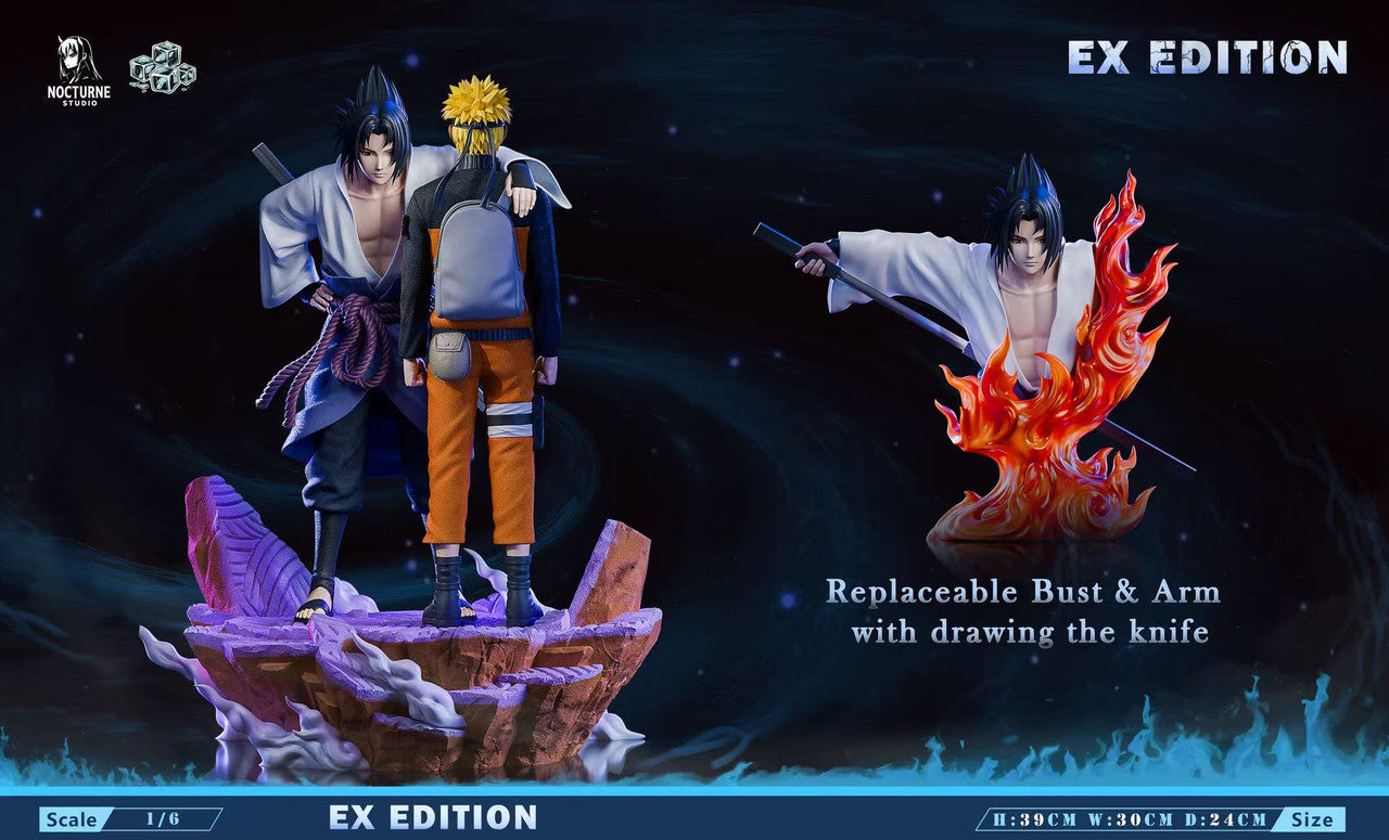 Naruto - The Reunion Naruto & Sasuke | 1:6 Resin Statue | by Nocturne Studio × ICE