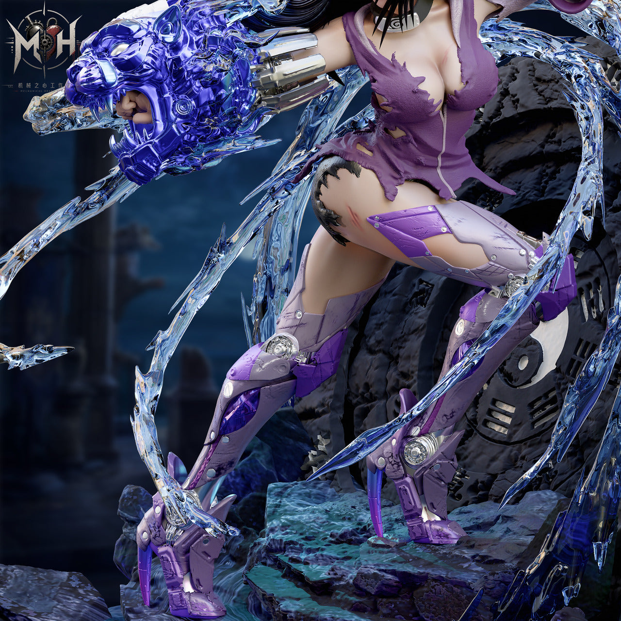 Naruto - Hinata | 1:5 Resin Statue | by Mechanical Heart Studio