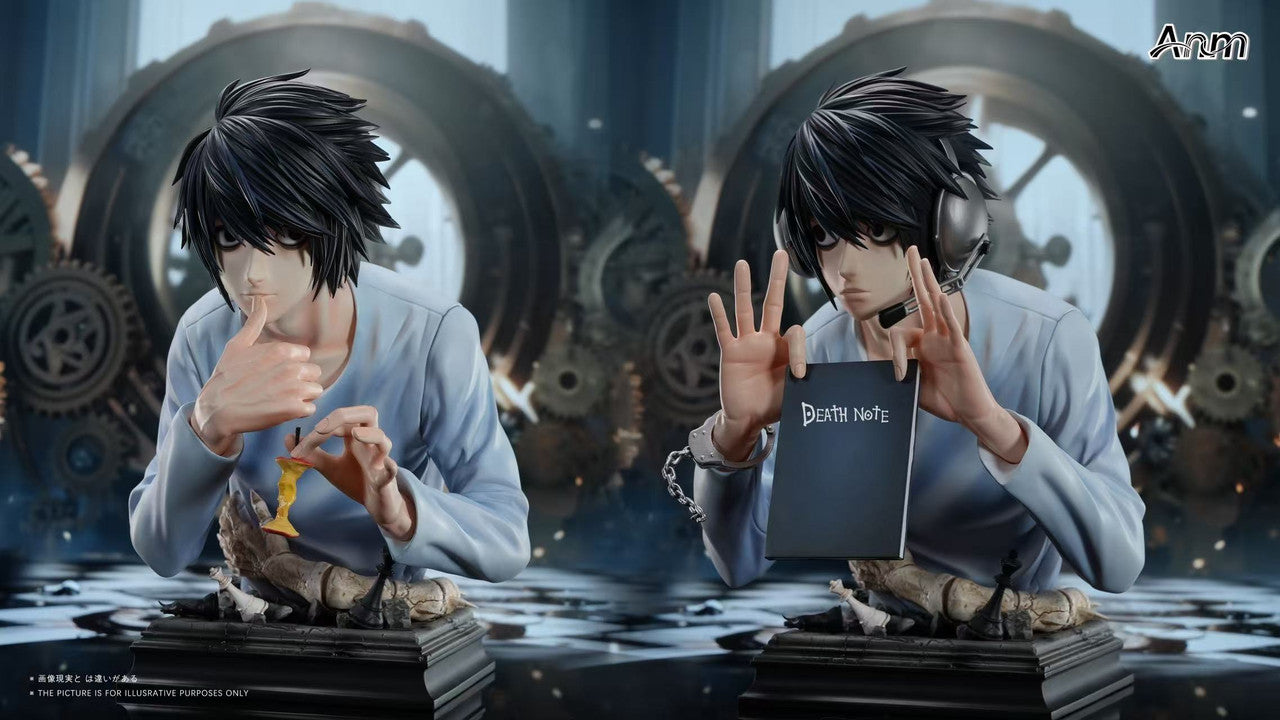 Death Note - L lawliet bust | 1:3 Resin Statue | by Anm Studio