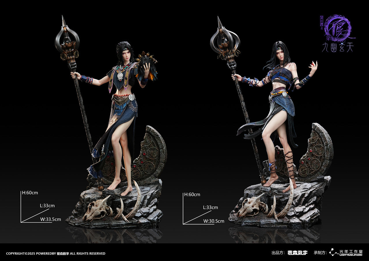 Drawing Jianghu: The Degenerate - Yelu Zhiwu | Resin Statue | by LightYear Studio