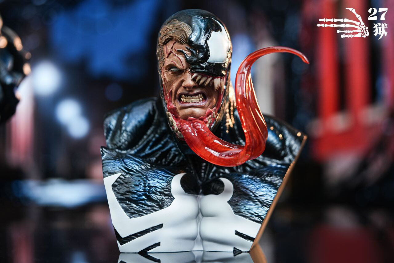 Marvel Comics - Venom bust | 1:3/1:1 Resin Statue | by 27abyss Studio